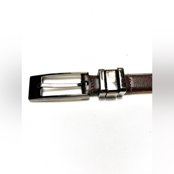Genuine Leather Dark  Brown Classic BELT - Picture 9 of 10